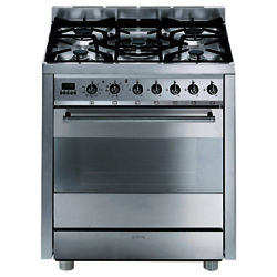 Smeg C7GPX8 Symphony Range Cooker, Stainless Steel